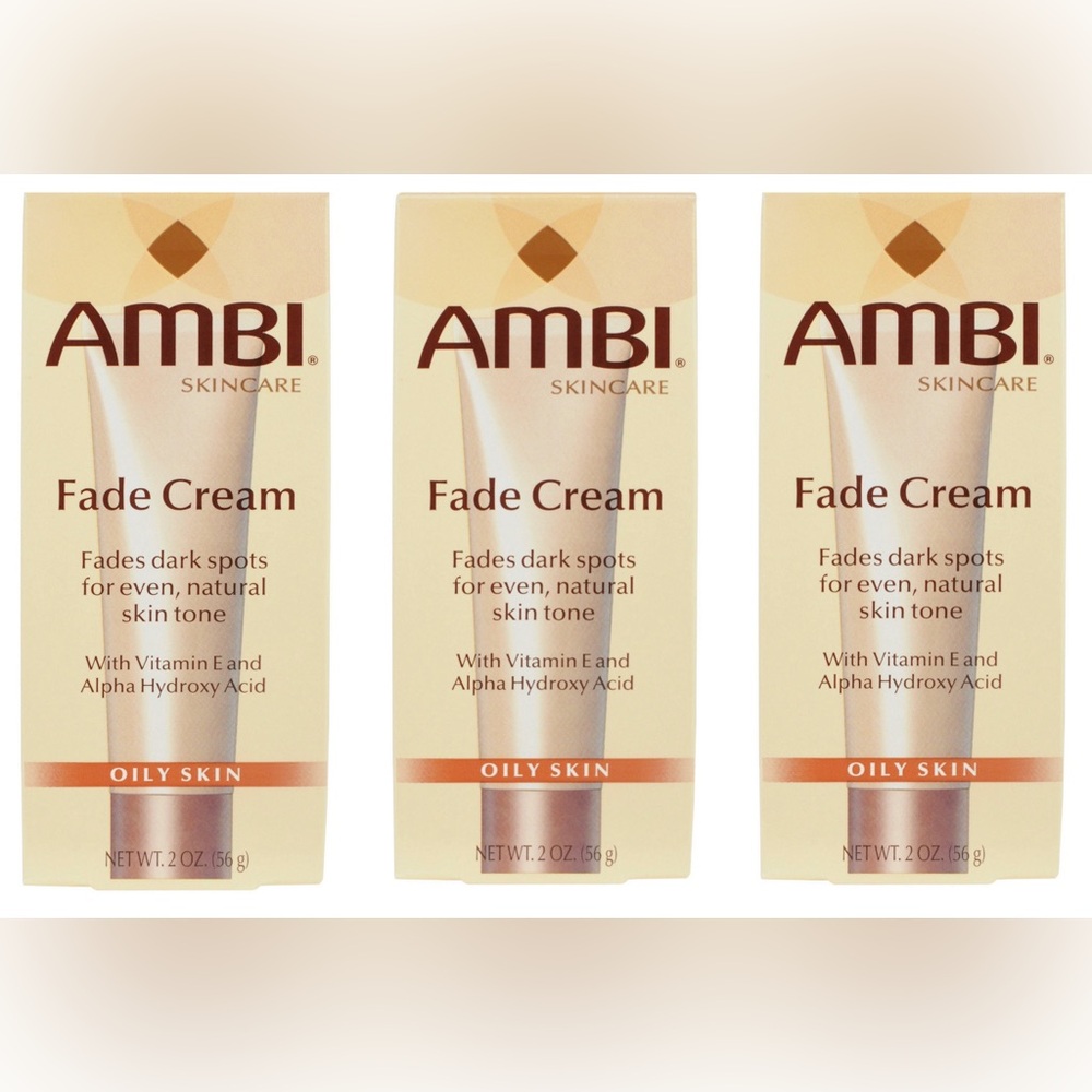 3x AMBI Even & Clear Facial Oily Skin Fade Cream 2 oz